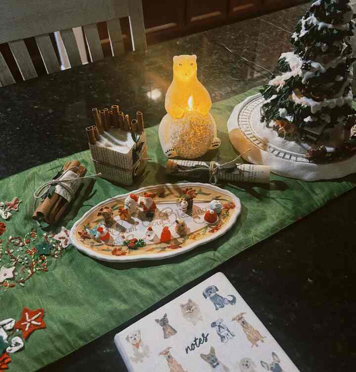 In the quiet of the night, when my loved ones have fallen asleep,
I come here and open my journal.
This is my little recharging station.


#christmashomedecor #holidaydecor #christmas 