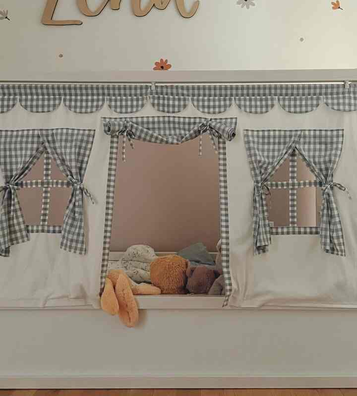 My toddler's bed🩵

#ikea #ikeabed #kidsbed #bedcurtain