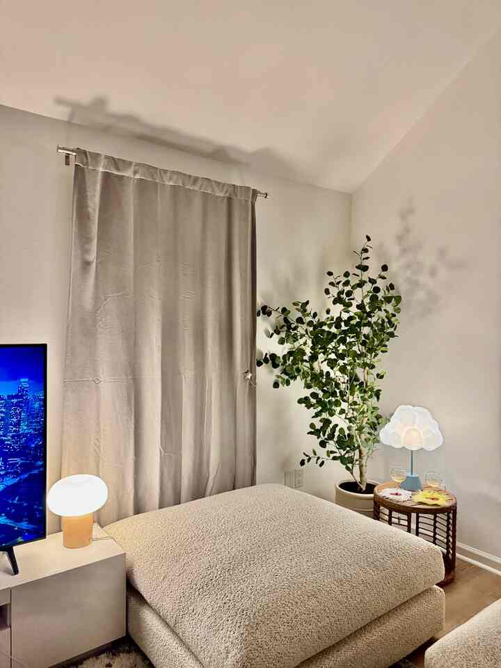 Sometimes all it takes is moving a few pieces around ✨

Bringing the faux eucalyptus tree and side table into the living room made everything feel fresh and cozy. 

#OhouseLight #OhouseCozy #OhouseStyling #OhouseGlow #cozy #cozyhome #cozyinterior #cloudlamp #fuffycoasters #wineglass #livingroom #livingroominterior #cozylivingroom