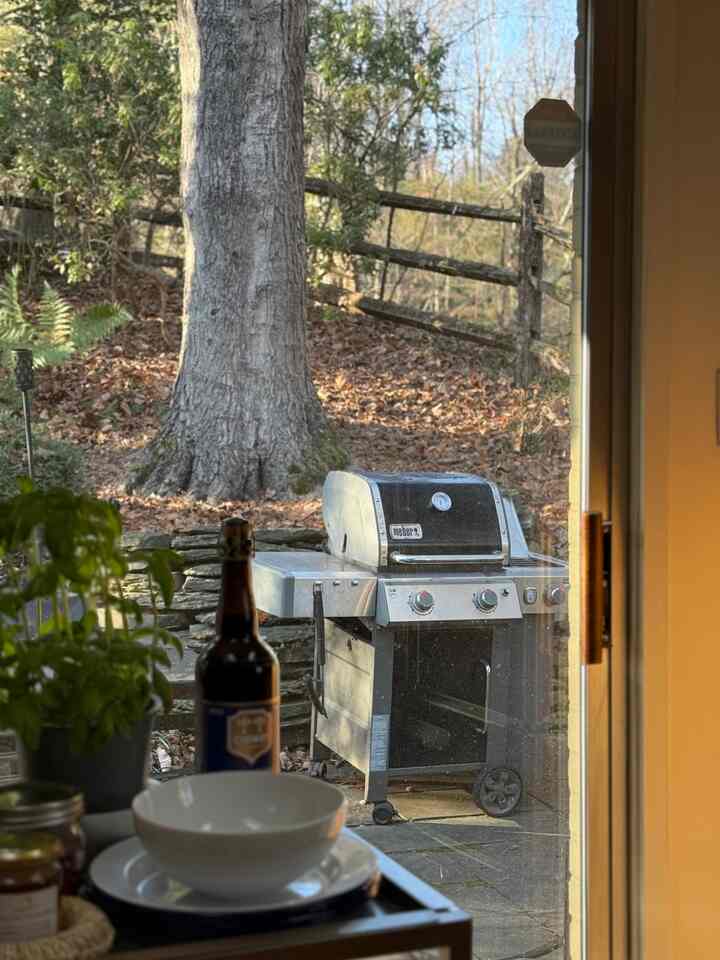 Grill time in winter weather! #weber #webergrill #kitchen 
