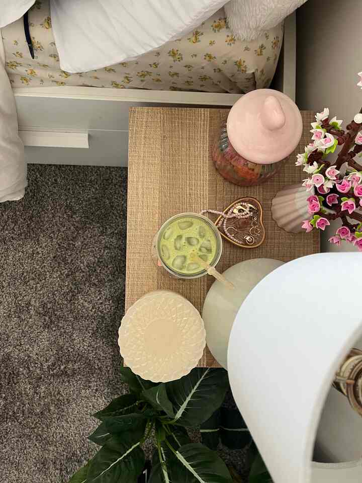 my favorite spot in my room #bedroom #bedroomdecor #nightstanddecor #nightstand #decor 