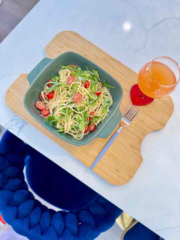 Pretty plate, cute glass, and homemade pasta 🤍
Midday vibes = upgraded.

#lunch #brunch #pasta #plate #wineglass #cozyhome #homevines #tablestyling #prettyplates #kitchendecor #cozy #cozykitchen #cozydecor #cozyinterior #kitchenware