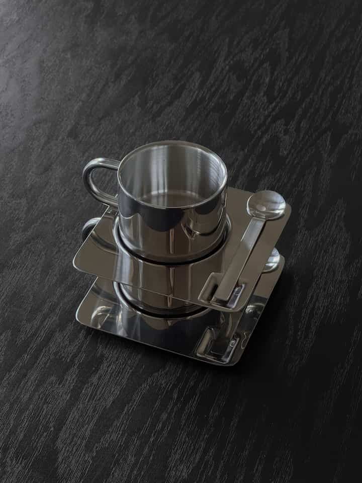 Tagged posts featuring Venice Mirror Cup with a Saucer & Spoon 2