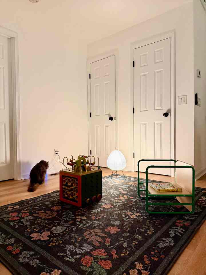 I didn’t realize how much a lamp could change a space until now 🥹
The warm glow paired with this darker rug made this corner feel so grounded and cozy. Also my first time using a darker rug—and I’m officially obsessed. 🫣

#OhouseLight #OhouseGather #OhouseGlow #OhouseChange #lamp #cozy #cozyhome #cozyhouse #cozydecor #cozyhomedecor #cozyinterior #rug #arearug #lantern #lanternlamp #japanese #japandi  