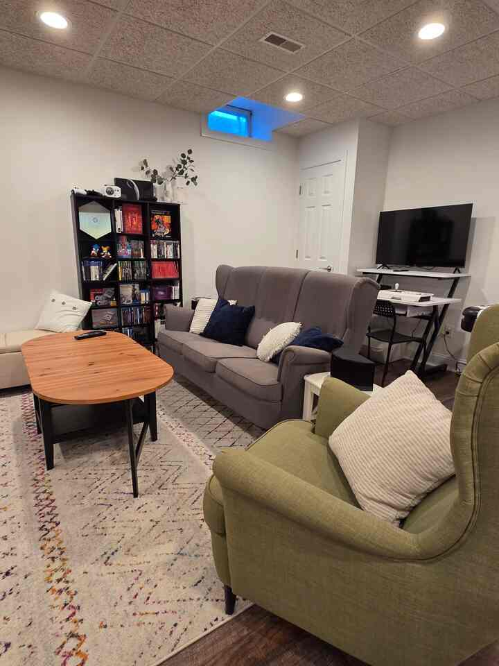 This is how the real life man cave looks like. 🤪
#basement #gamezone #boysmom