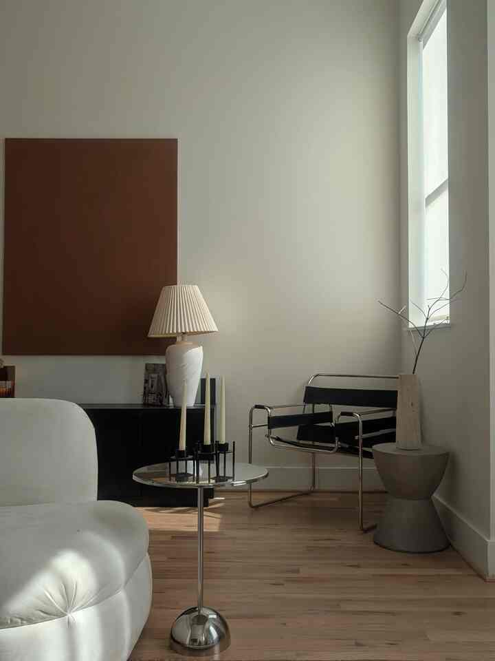 It's been a while ✨

#livingroom #mcm #chrome #steel