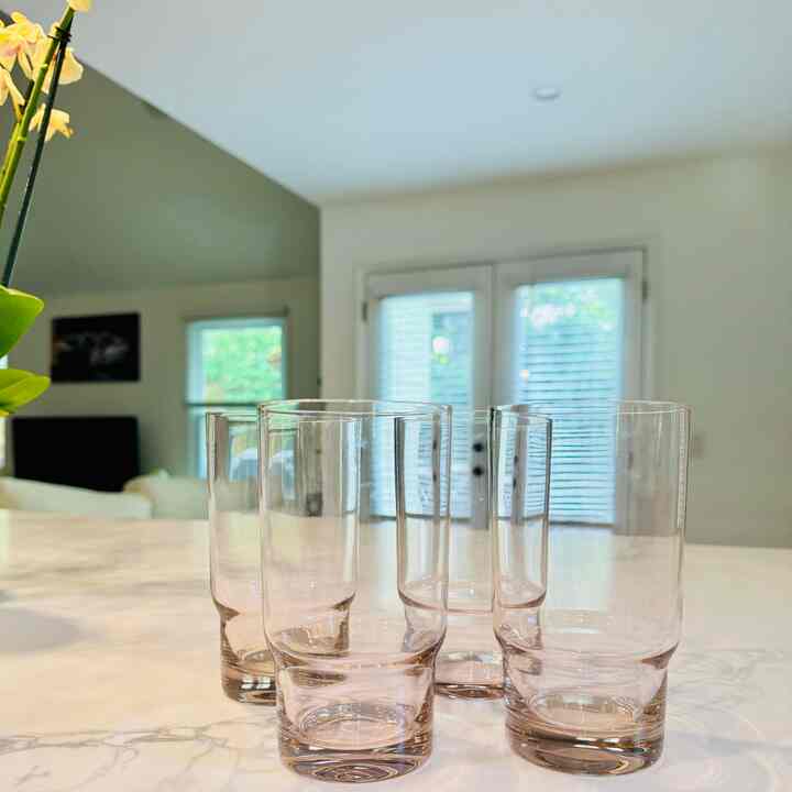 Added a little spring flare to my kitchen with these pink glass tumblers from Target, and I’m obsessed! They’re the perfect mix of playful and pretty, and instantly made my glass collection feel fresh and seasonal.

Proof that you don’t need to spend a lot for a spring refresh! These beauties were under $50 for a full set! 

#kitchen #kitcheninterior #kitchenaccessories #kitchenitems #glasscup #glass #pink #pinkinterior #spring #springinterior #cup #mugcup #mug #kitchenisland 
