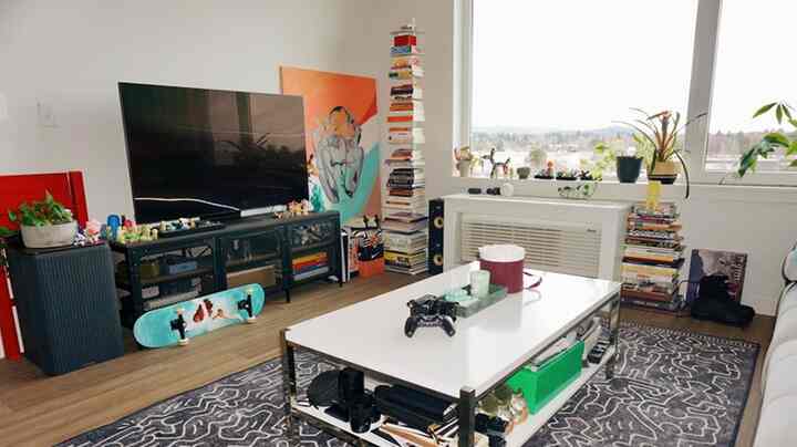 🏠 A Designer’s Home: Mixing Creativity, Comfort & Personality in 775 sq ft apt