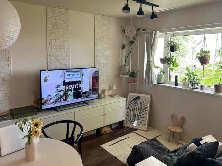 🇯🇵 1LDK｜韓国×北欧インテリア🏠狭め賃貸3人暮らし