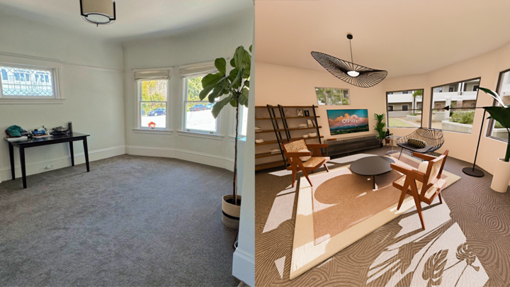 🔨Living room makeover: Transitional Modern 210 sq ft ($3000 budget)