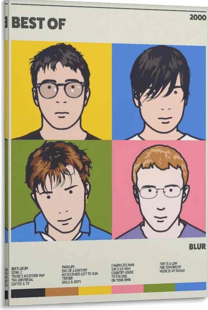 Best of Blur Canvas Poster