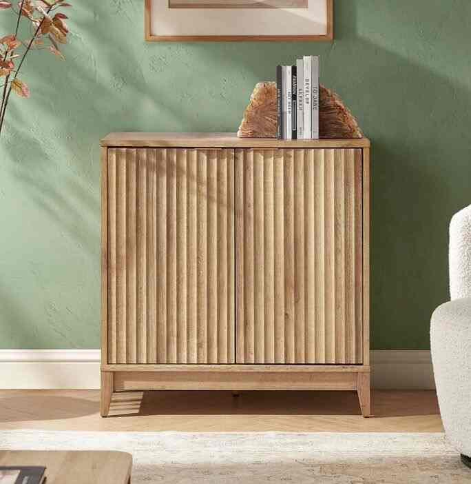 Modern Farmhouse Entryway Accent Cabinet