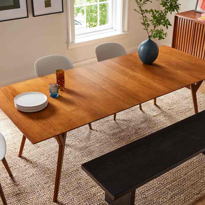 Mid-Century Expandable Dining Table (Multiple Options)