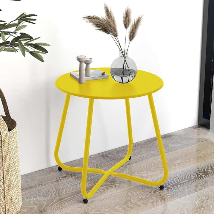 Grand patio Small Round Side Table