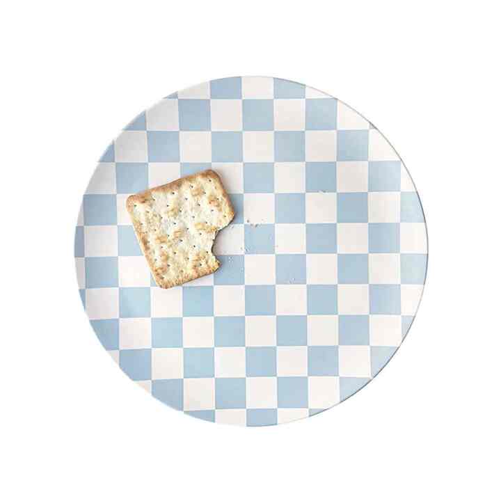 Diner Check Dinner Plate
