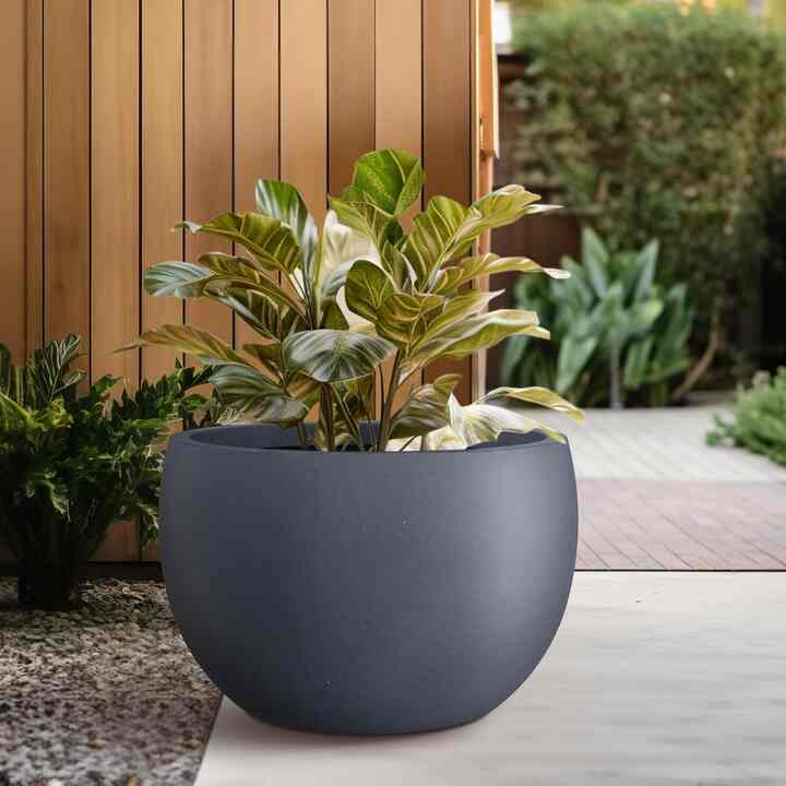 Kante 19.9" Dia Round Concrete Planter (Multiple options)