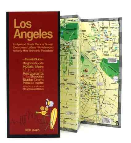 LOS ANGELES Neighborhoods Travel Map