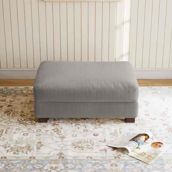 Medium Corduroy Ottoman (Multiple options)
