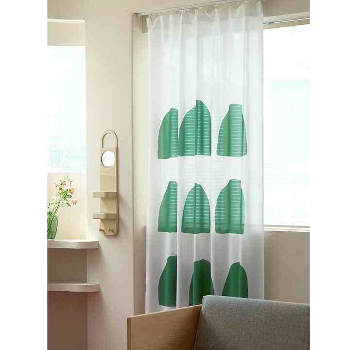Up Hill & Down Soft Chiffon Curtain