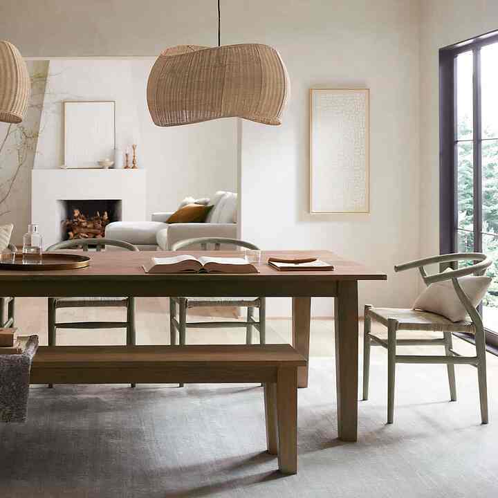 Althea Wicker Pendant Light