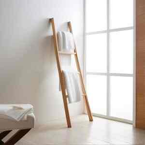 Teak Wood Decorative Throw Ladder