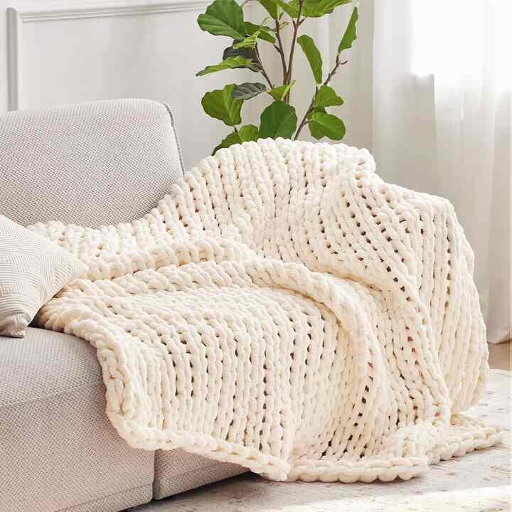 Chunky Throw Blanket Knit (Multiple options)