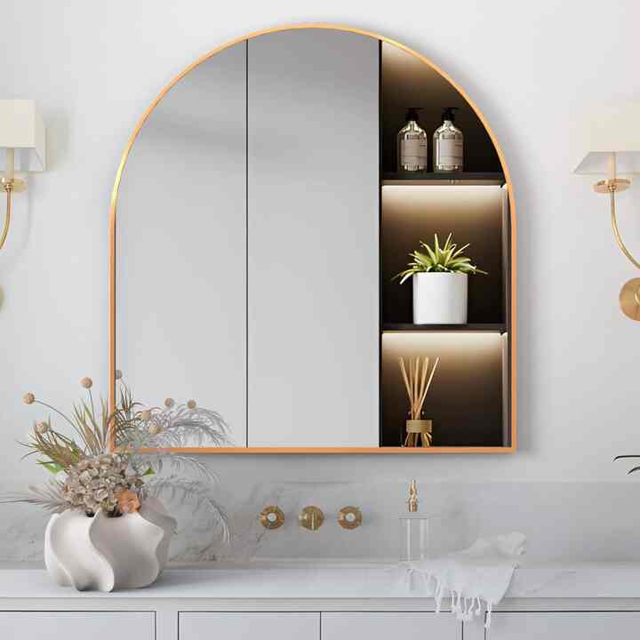 Modern Arch Top Mirror (2 colors)