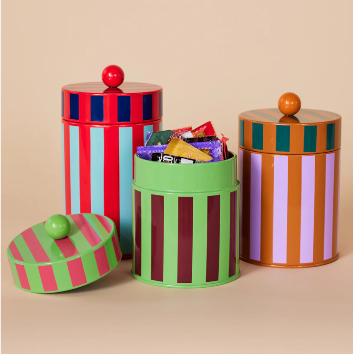 Striped Canisters (3 sizes)