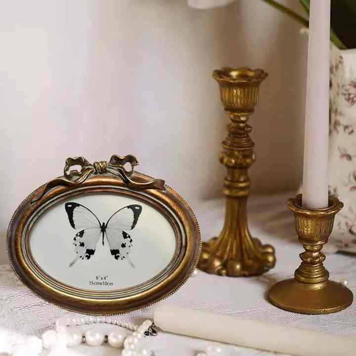 SIKOO Vintage Oval 4x6 Picture Frame