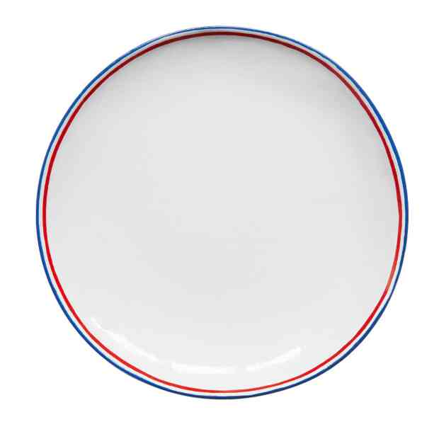 Tricolore Dinner Plate