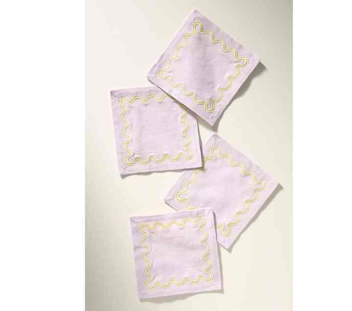 Mandeline cocktail napkins