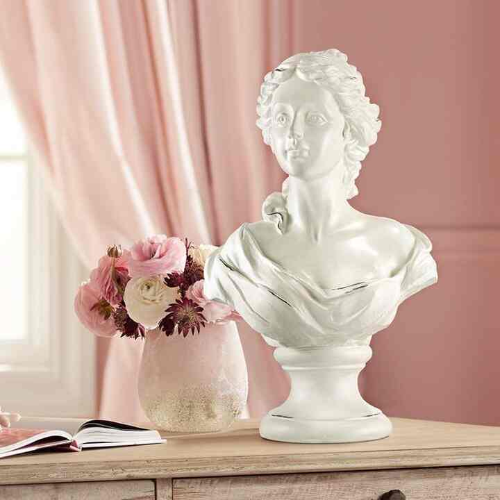 Classic Roman Female Bust Statue