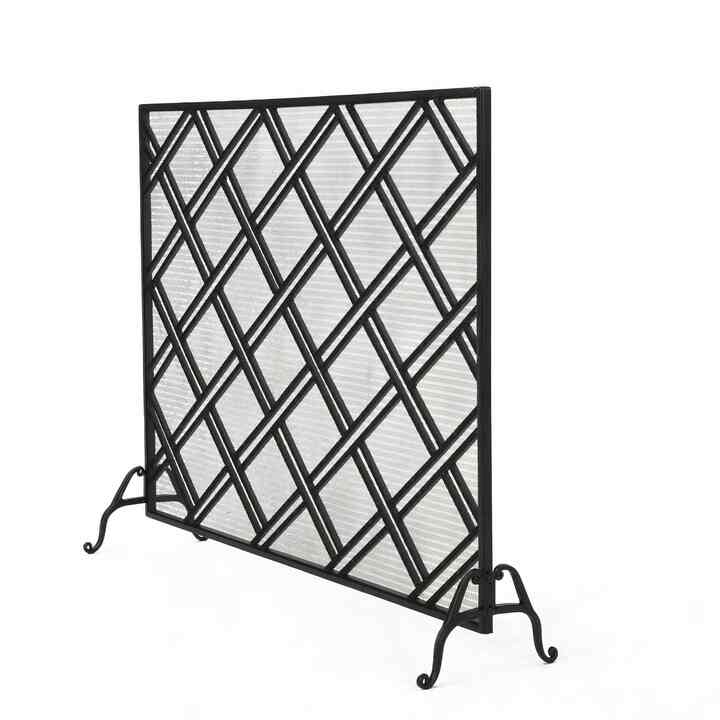 Bachar Iron Fireplace Screen