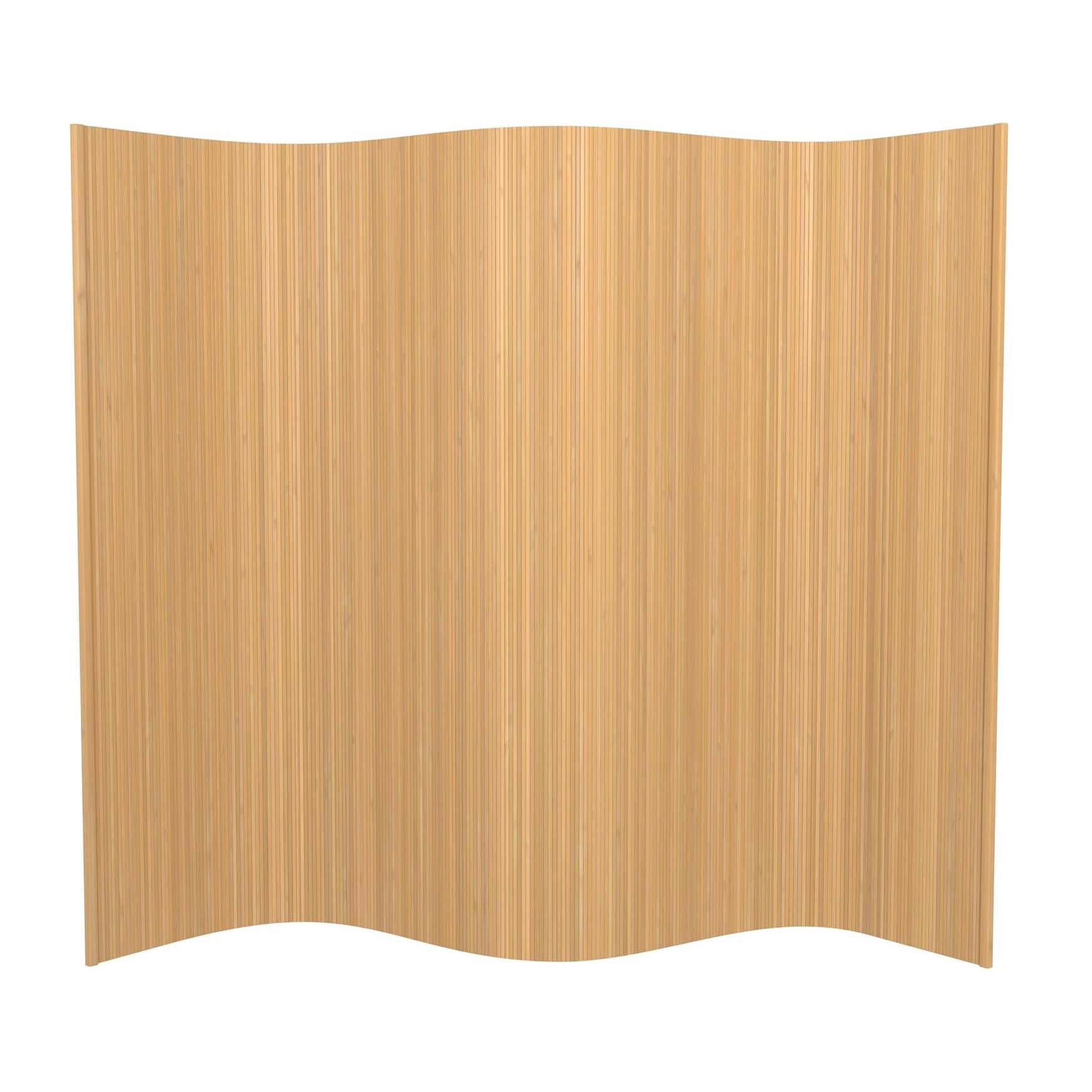 Oriental Furniture 6 ft. Tall Bamboo Wave Screen