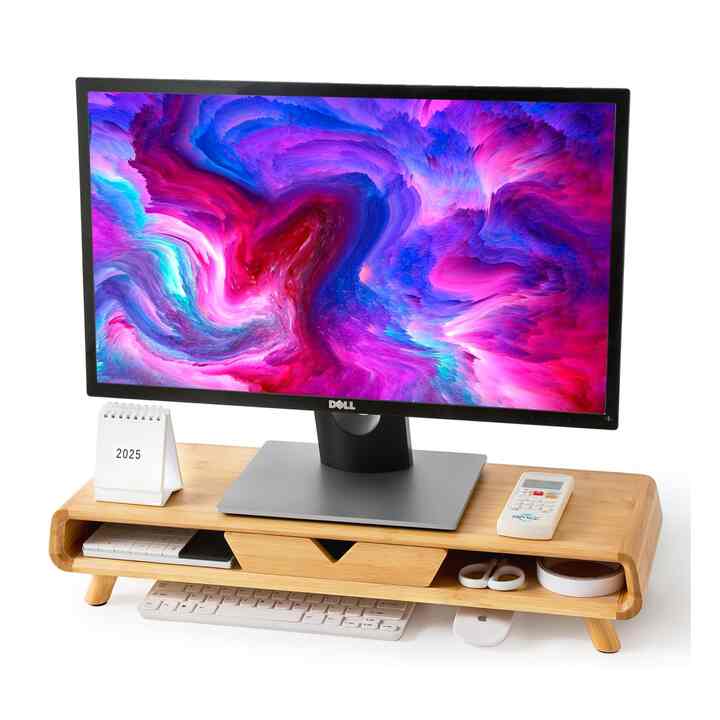 Bamboo Monitor Stand (2 colors)