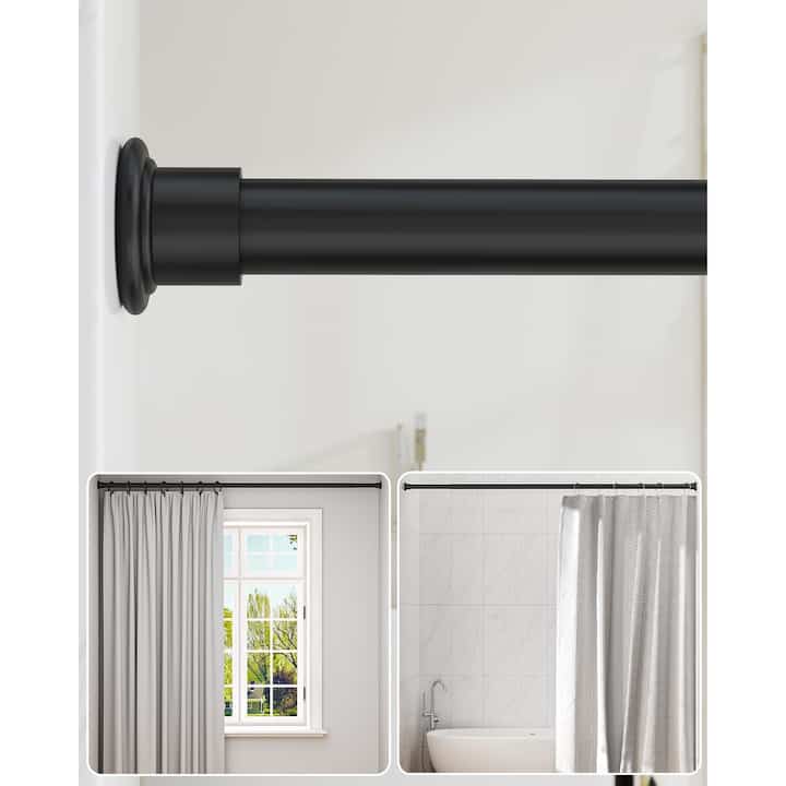 ALLZONE Heavy Duty Tension Shower Curtain Rod (Multiple options)