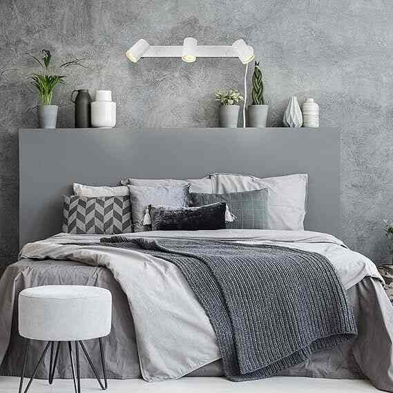 3-Light Plug-in Matte White Track Lighting