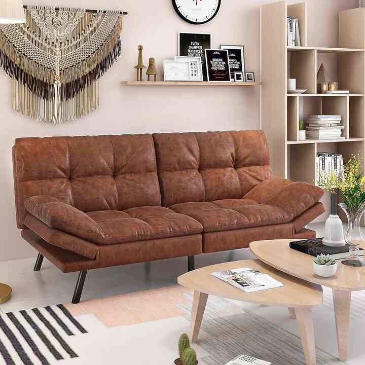 IULULU Convertible Futon Sofa Bed