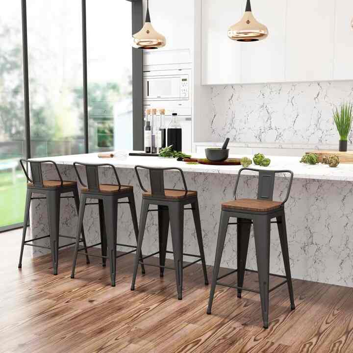 Williston Forge Saleh Bar & Counter Stool (Multiple options)