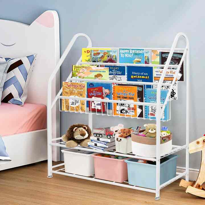 Aboxoo Metal Kids Bookshelf (5 colors)