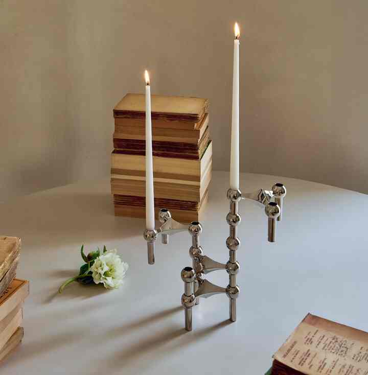 Stoff Nagel Candle Holder, 3Pcs