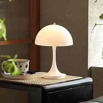 Cordless Mini Mushroom Table Lamp