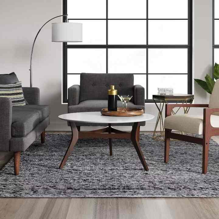 Chunky Knit Wool Woven Rug