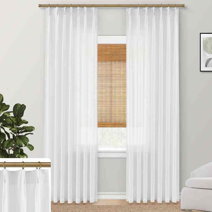White Linen Curtains