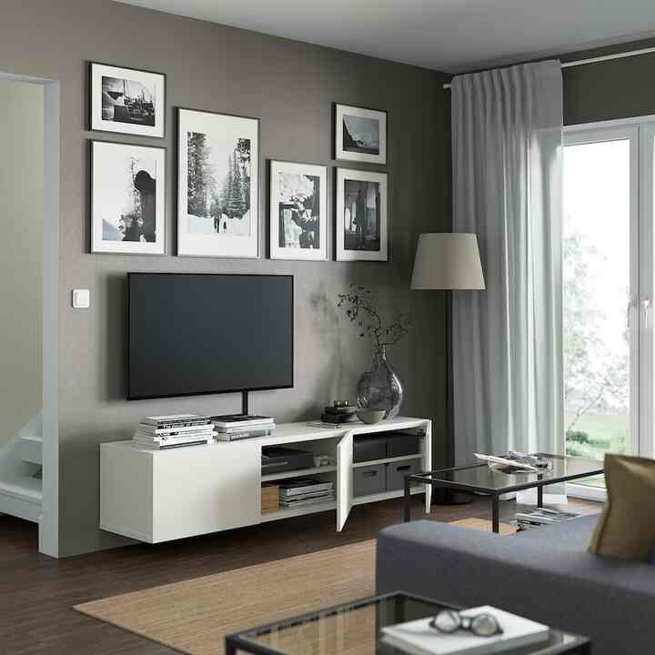 BESTÅ TV Unit with Doors (Multiple Options)
