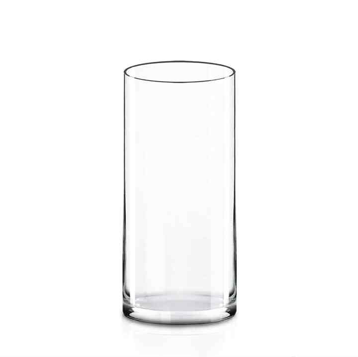 Clear Glass Cylinder Vase