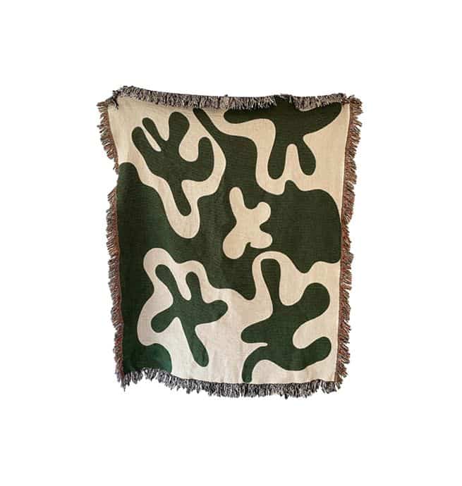 Dancing Shapes Woven Throw Blanket