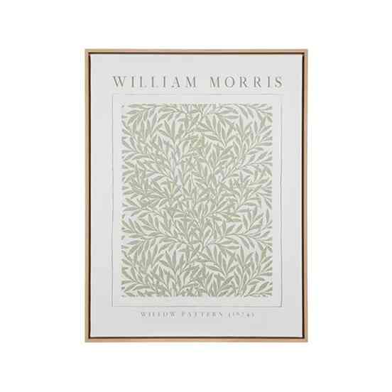 Willow Pattern Framed Canvas Wall Decor