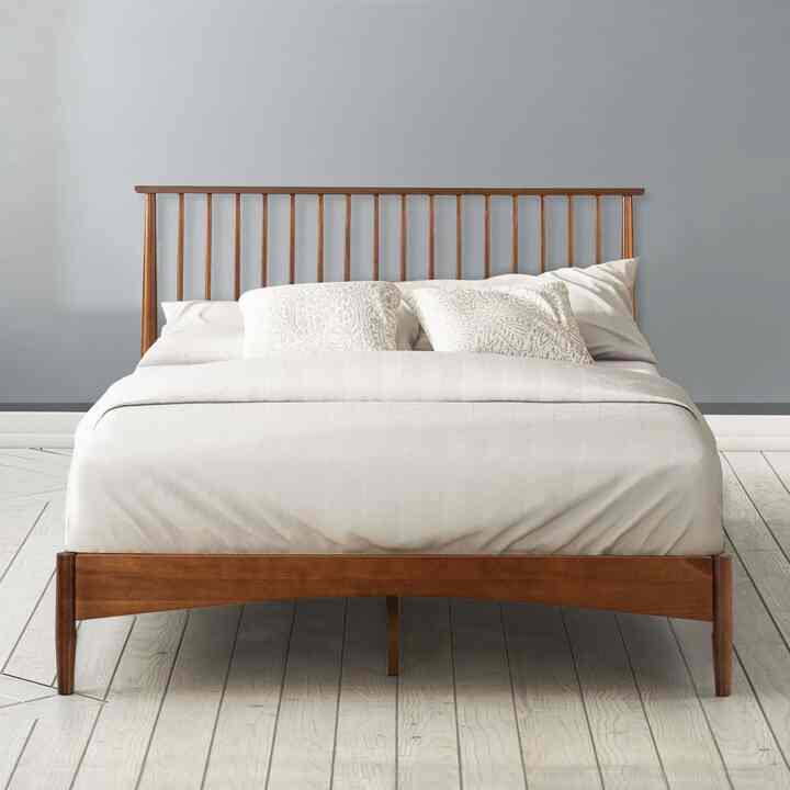 Linda Wood Platform Bed Frame