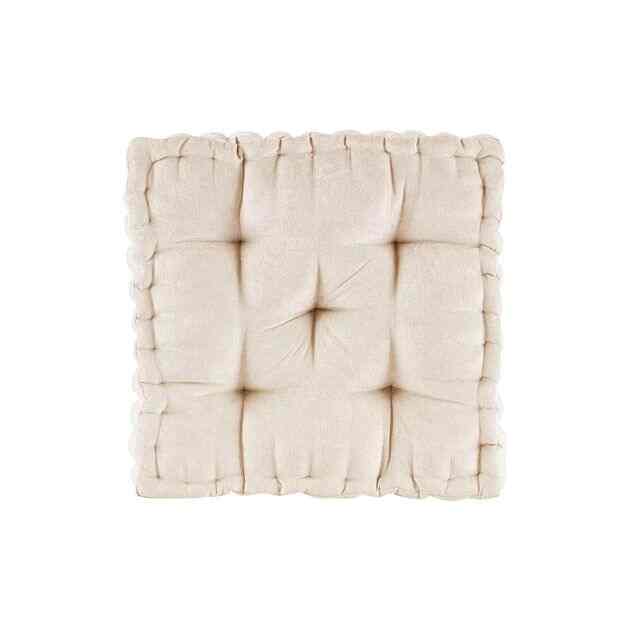 Oversize Diah Poly Chenille Square Floor Pillow
